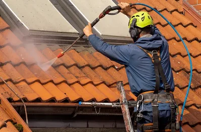 Démoussage et hydrofuge de toiture à Dachstein